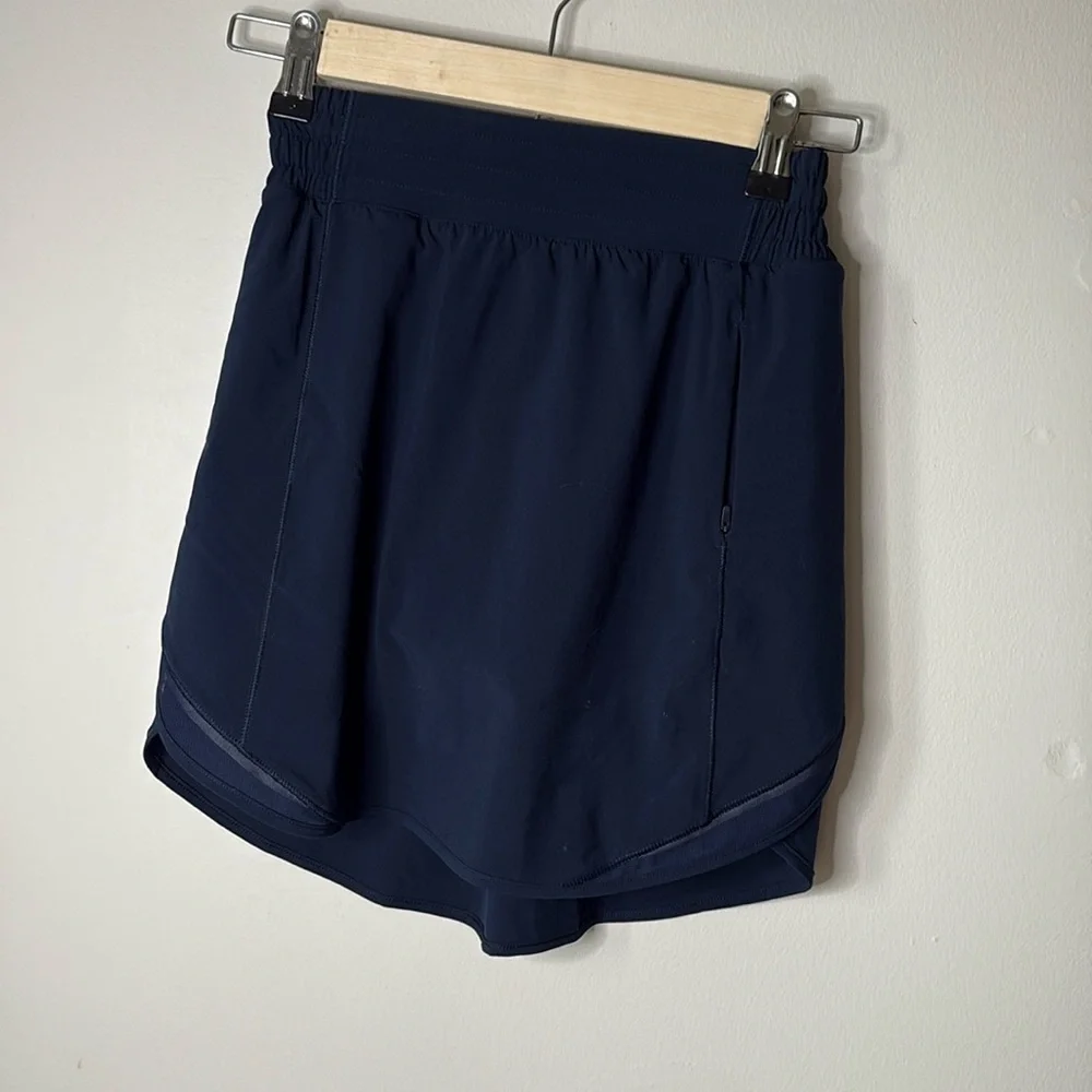 Lululemon Hotty Hot High-Rise Skirt Long True Navy